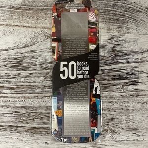 Bucket List Books to Read Stainless Steel Bookmark